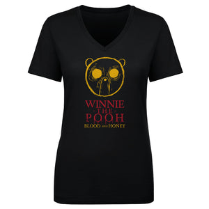 Winnie The Pooh Blood And Honey Women's V-Neck T-Shirt | 500 LEVEL